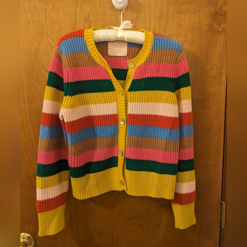 Band.o Colorful Striped Cardigan